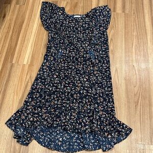 Max Studio Navy Floral Dress